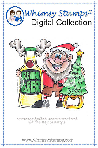 Reinbeer - Digital Stamp