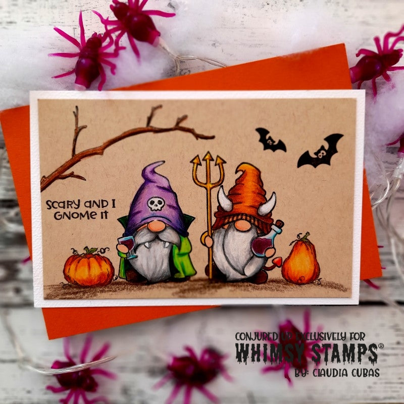 GnomeOween Clear Stamps - Whimsy Stamps
