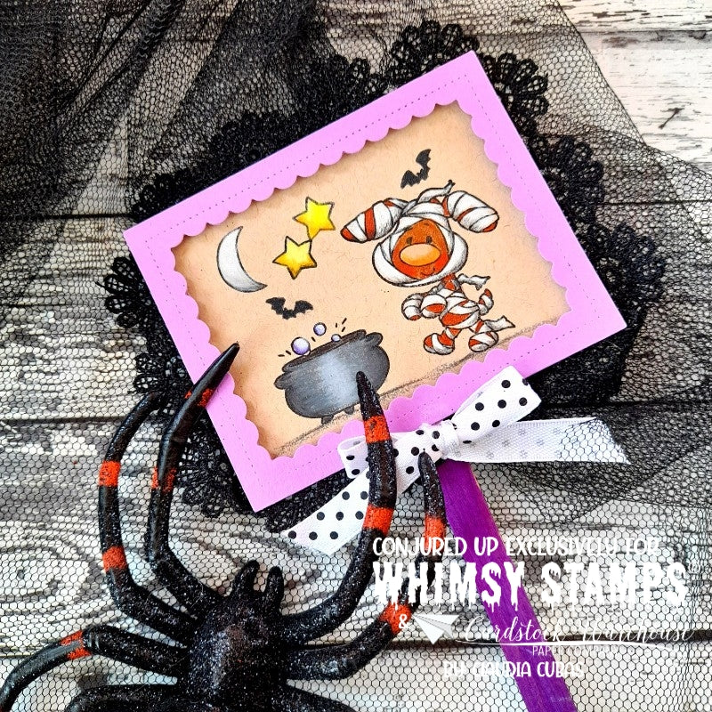 Doggies Halloween Clear Stamps - Whimsy Stamps