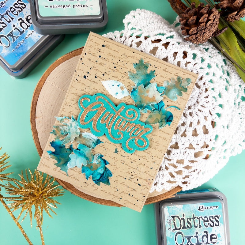 Vintage Script Background Rubber Cling Stamp