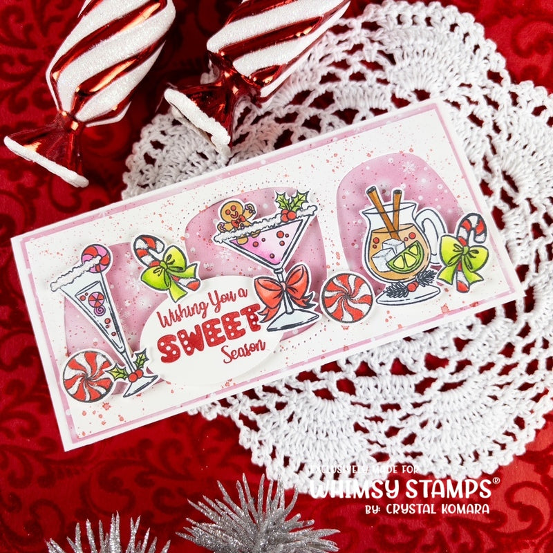 Cocktails Clear Stamps