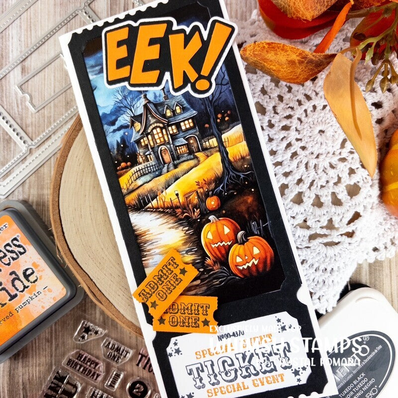 *NEW Terrific Slim Tickets Windows Die Set - Whimsy Stamps