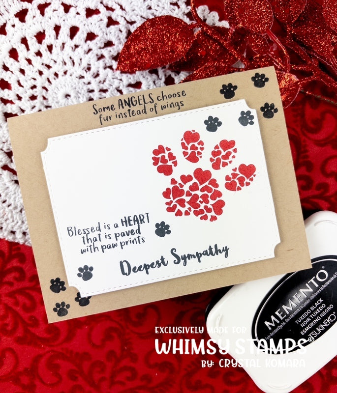 Unconditional Love Clear Stamps - Whimsy Stamps