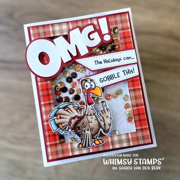 Gobble This! Clear Stamps - Whimsy Stamps