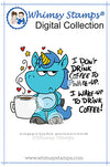 Caramel Coffee - Digital Stamp - Whimsy Stamps