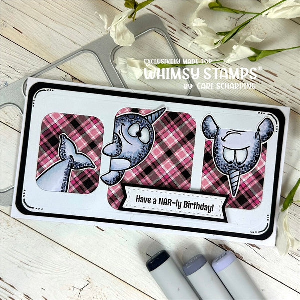 **NEW 6x6 Paper Pack - Pink Plaids - Whimsy Stamps