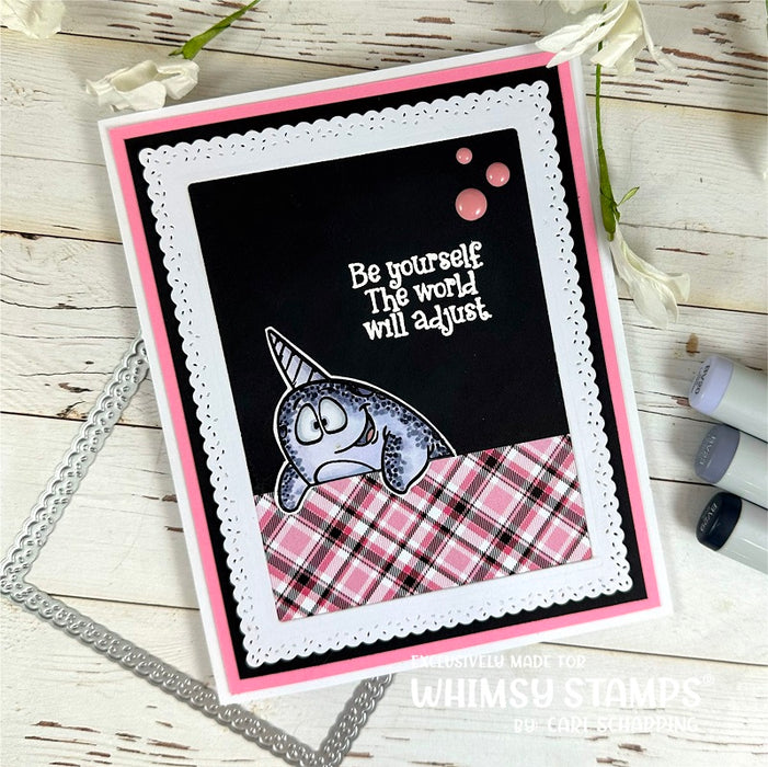 **NEW 6x6 Paper Pack - Pink Plaids - Whimsy Stamps