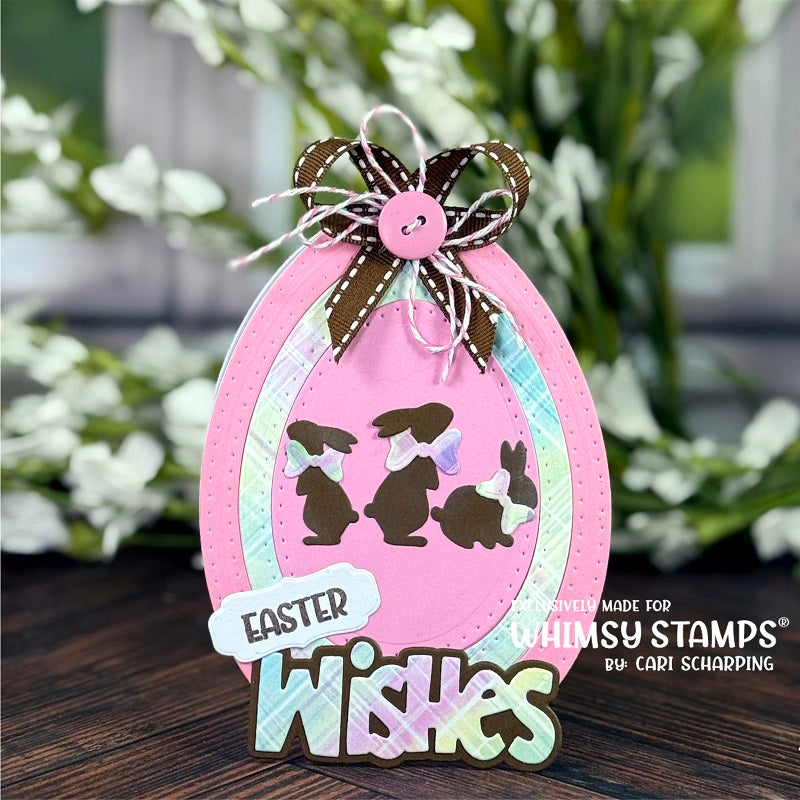 *NEW Bunny Silhouettes Die Set - Whimsy Stamps