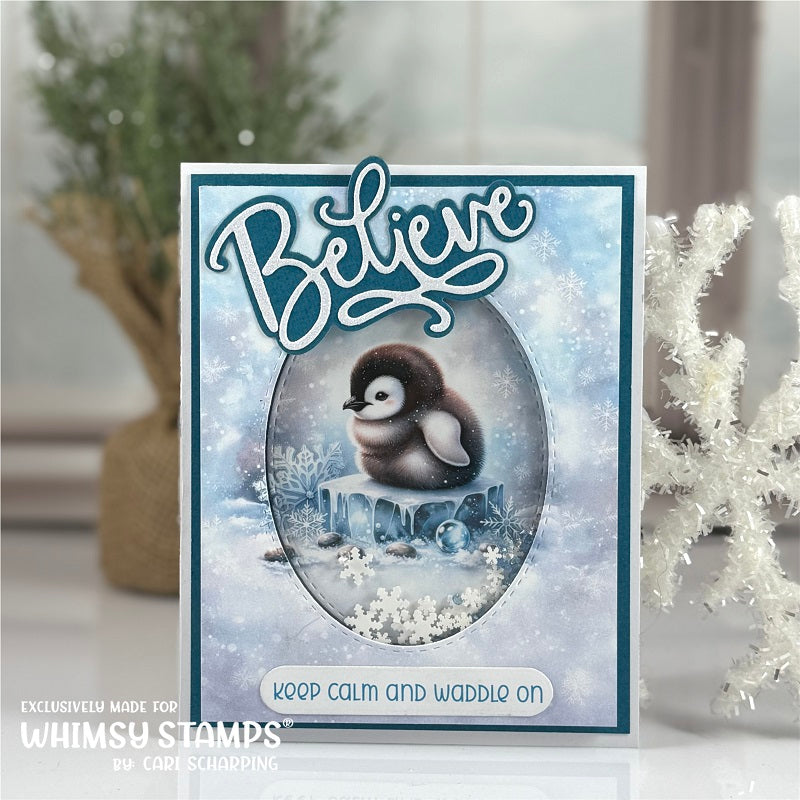 *NEW Quick Card Fronts - Chilly Penguins
