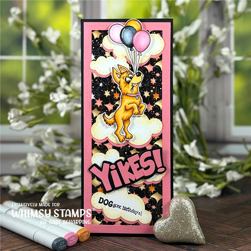 *NEW Doggone Birthdays Clear Stamps - Whimsy Stamps