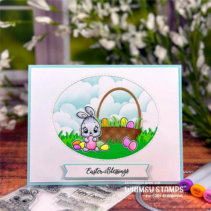 **NEW Easter Bunnies Clear Stamps - Whimsy Stamps