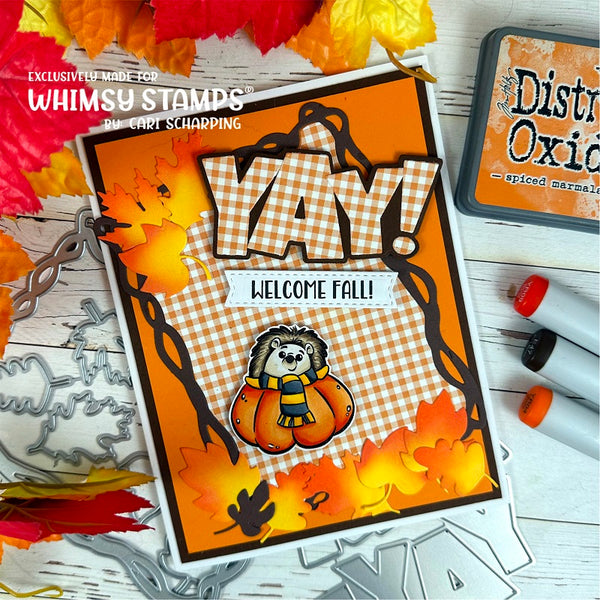 *NEW Yay Word and Shadow Die Set - Whimsy Stamps