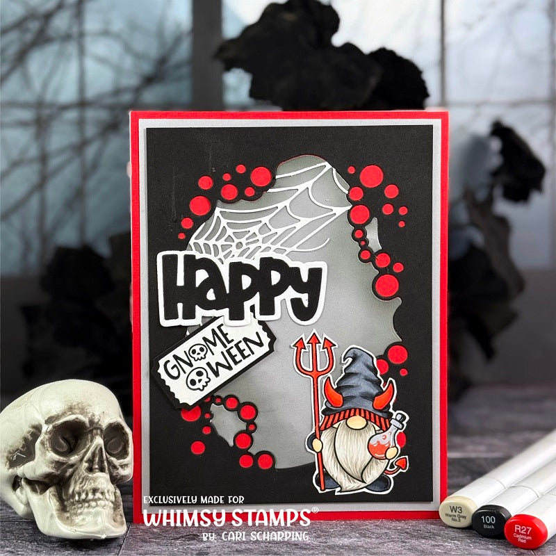 *NEW GnomeOween Clear Stamps - Whimsy Stamps