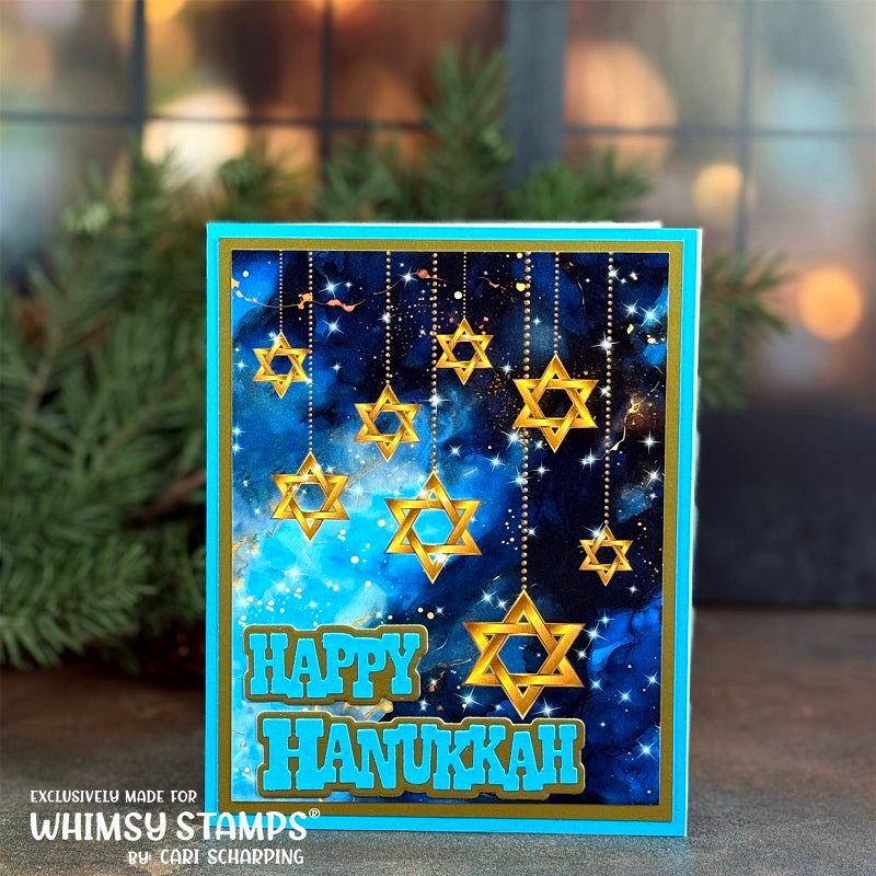 *NEW Happy Hanukkah Die Set - Whimsy Stamps