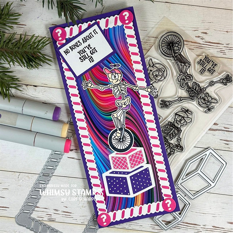 Slimline Twisty Frame Die Set - Whimsy Stamps