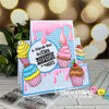 **NEW Random Funny Food Sentiments Clear Stamps - Whimsy Stamps