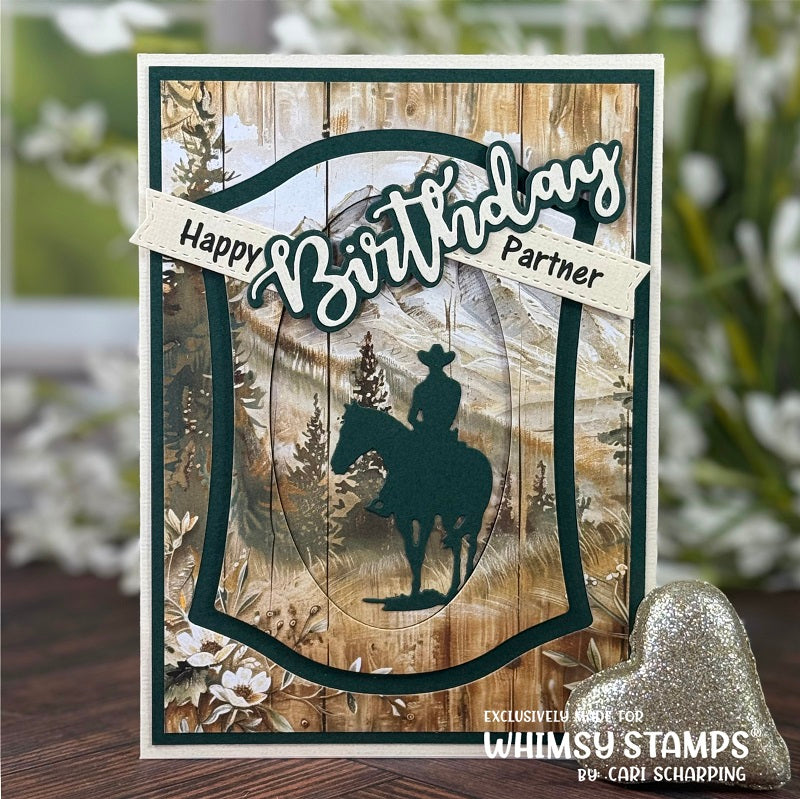 *NEW Range Riders Die Set - Whimsy Stamps