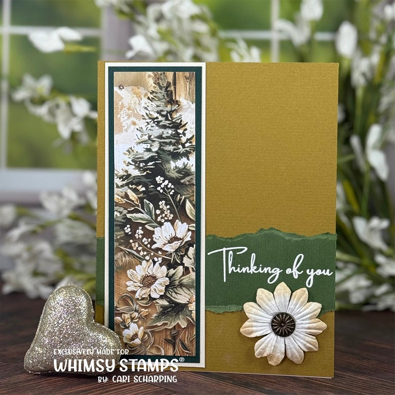 *NEW 6x6 Paper Pack - Rustic Mountain - Whimsy Stamps
