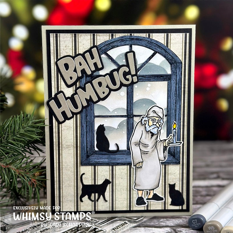 **NEW Scrooge Clear Stamps - Whimsy Stamps