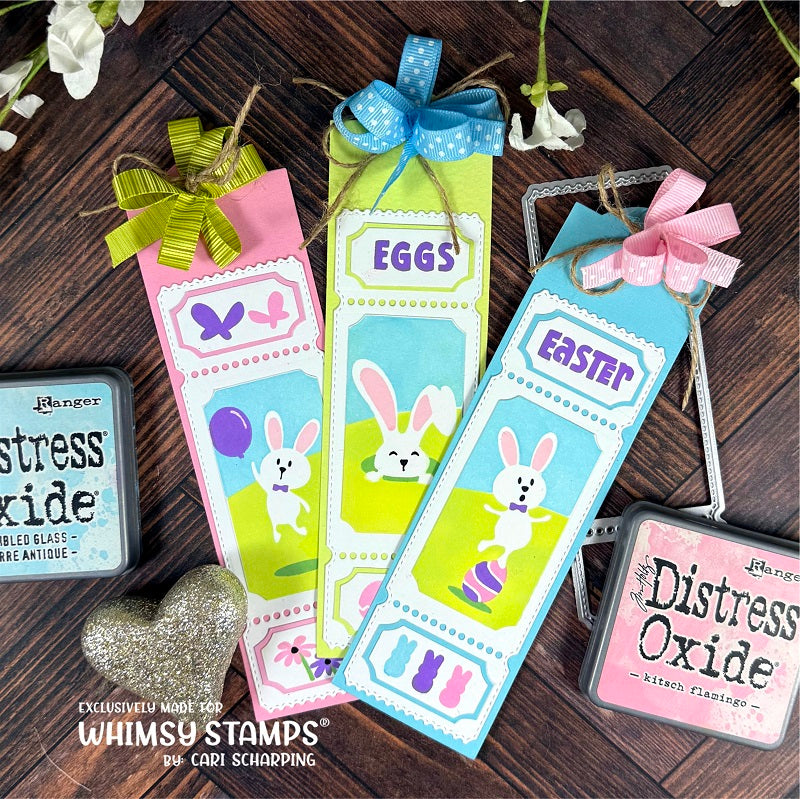 *NEW Terrific Tickets Bunnies Layering Stencil - Whimsy Stamps