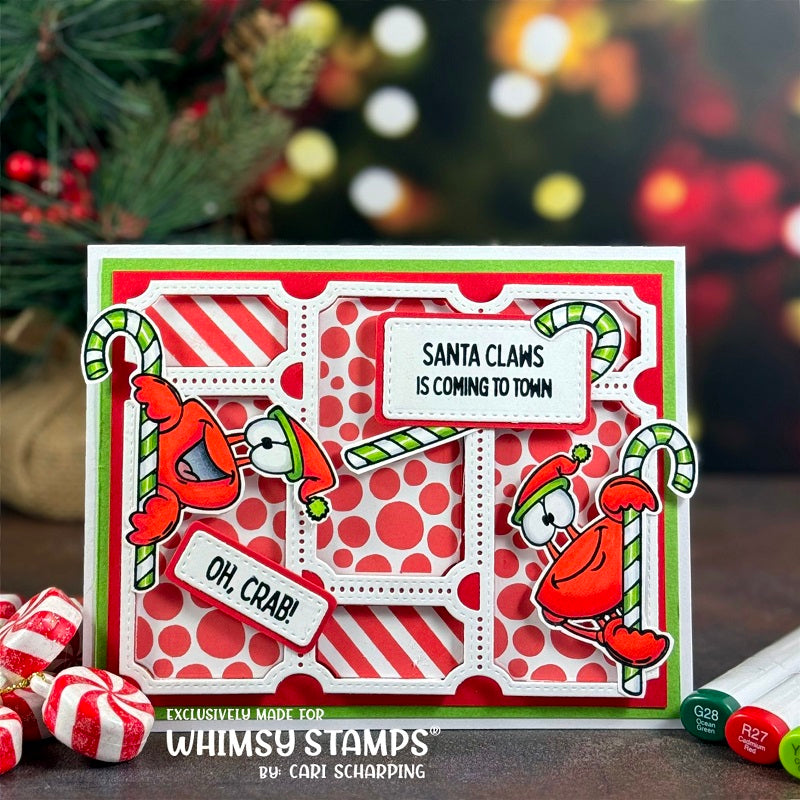 Santa Claws Clear Stamps - Whimsy Stamps