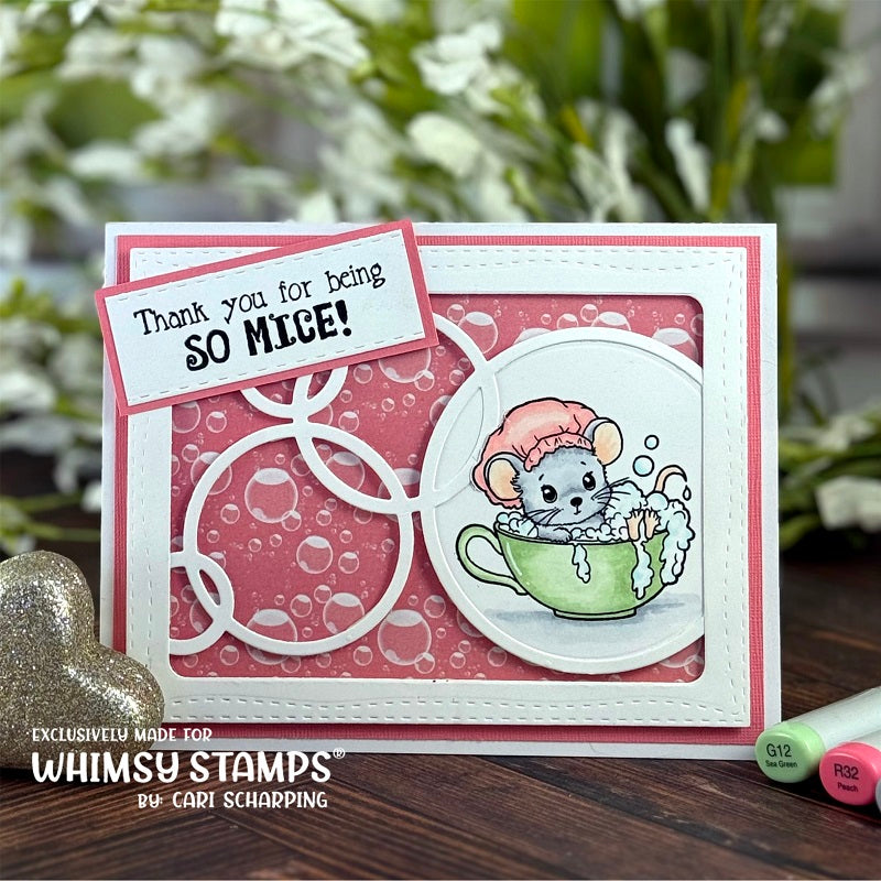 *NEW A Very Mice Day Clear Stamps - Whimsy Stamps