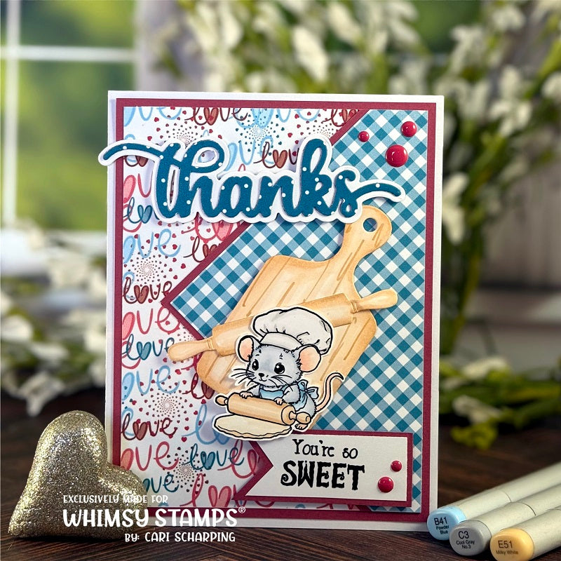 *NEW A Very Mice Day Clear Stamps - Whimsy Stamps