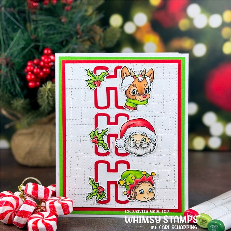 *NEW Christmas Portraits Clear Stamps - Whimsy Stamps