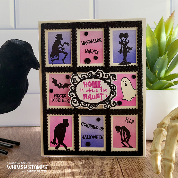 *NEW Handmade Monsters Clear Stamps - Whimsy Stamps