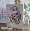 Quick Card Fronts - A2 Snowball Friends - Whimsy Stamps