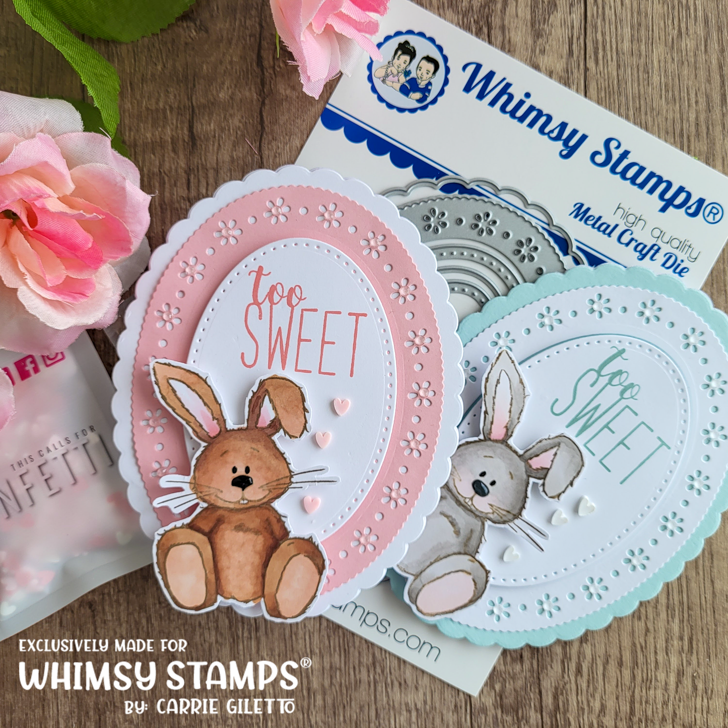 Happy Headlines Clear Stamps - Whimsy Stamps