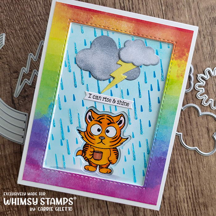 Tabby Tigers Too Clear Stamps - Whimsy Stamps