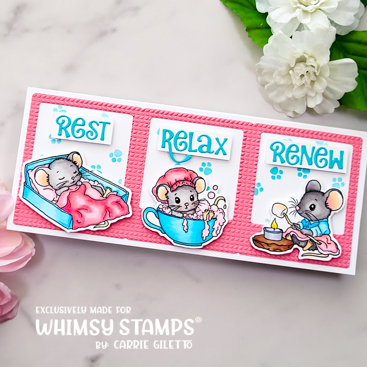 A Very Mice Day Clear Stamps - Whimsy Stamps