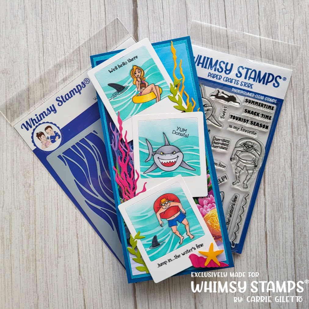 Snark Attack Clear Stamps - Clear Stamps - Whimsy Stamps