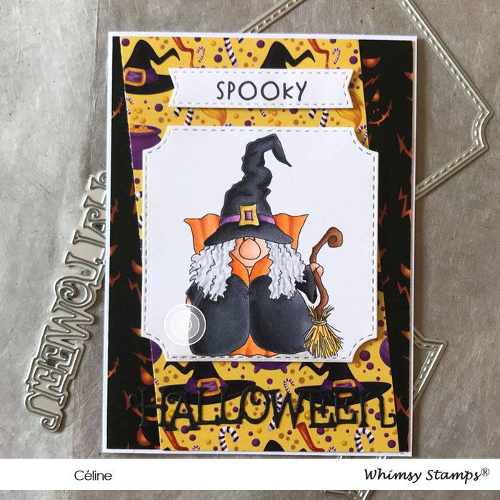 Gnome Witch - Digital Stamp - Whimsy Stamps