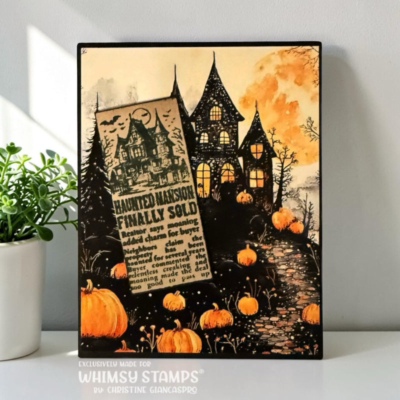 Haunted Herald Clear Stamps