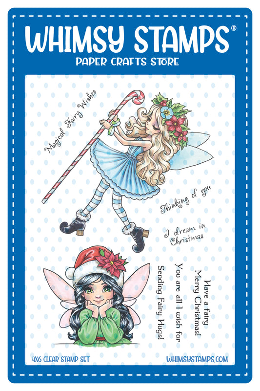 *NEW Christmas Fairy Wishes Clear Stamps