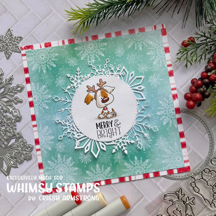 Christmas Doggies Clear Stamps - Whimsy Stamps