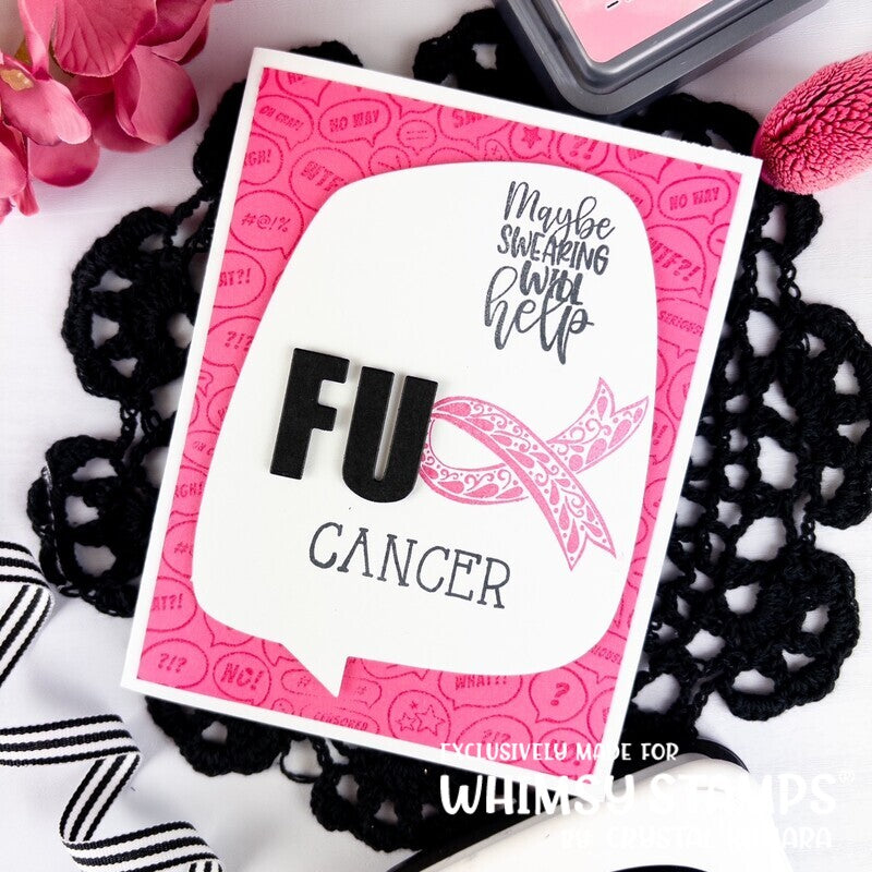 Random Funny Swear Words Clear Stamps - Whimsy Stamps