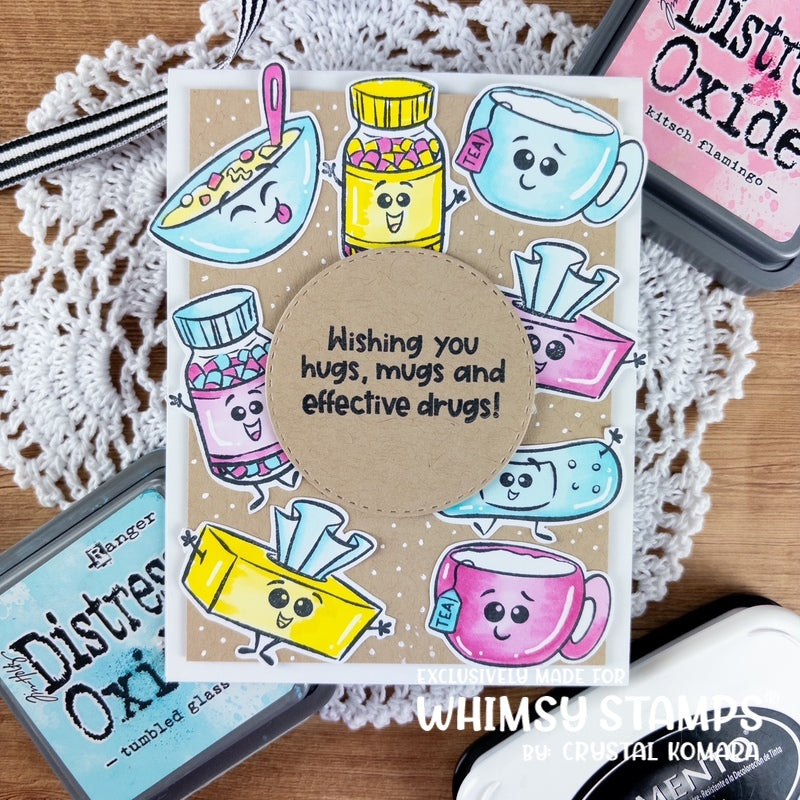 On the Mend Clear Stamps - Whimsy Stamps