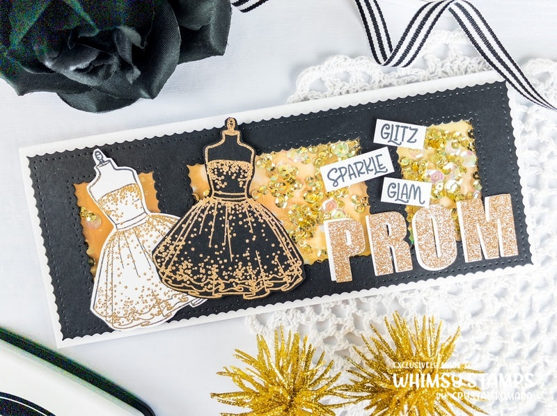 Bling Queen Clear Stamps - Whimsy Stamps