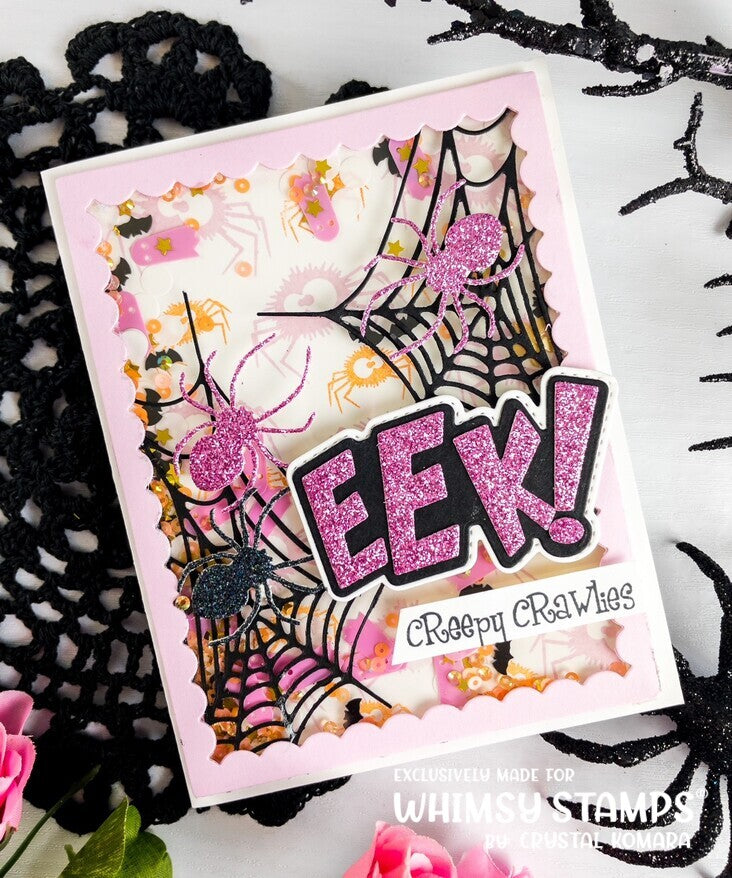 EEK! Word and Shadow Die Set - Whimsy Stamps