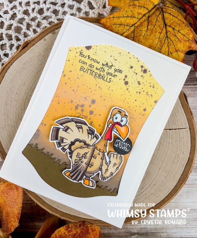 Gobble This! Clear Stamps - Whimsy Stamps