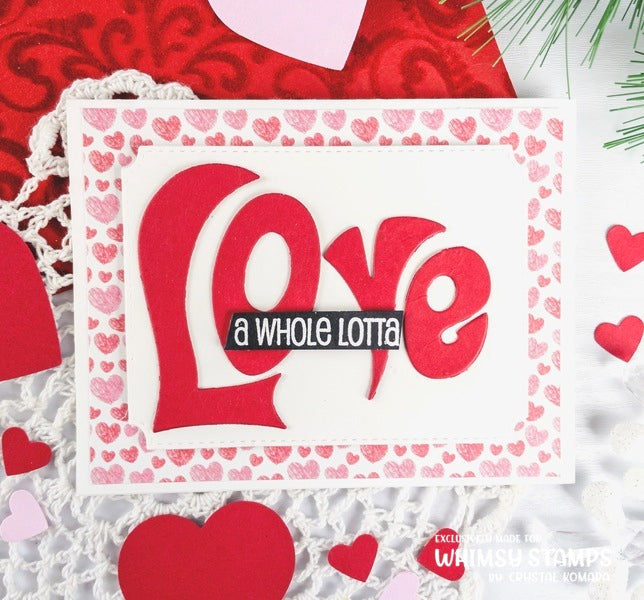 Love Heart Die - Whimsy Stamps