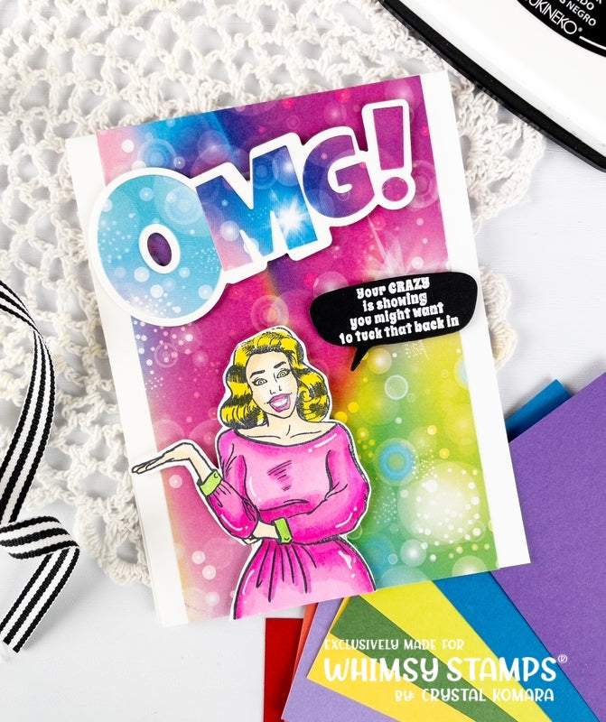 Meme FYI Clear Stamps - Clear Stamps - Whimsy Stamps