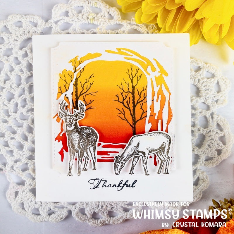 Oh Deer Clear Stamps - Whimsy Stamps