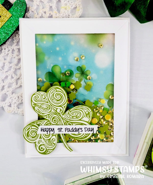 Slimline Paper Pack - St. Patrick's Day - Whimsy Stamps