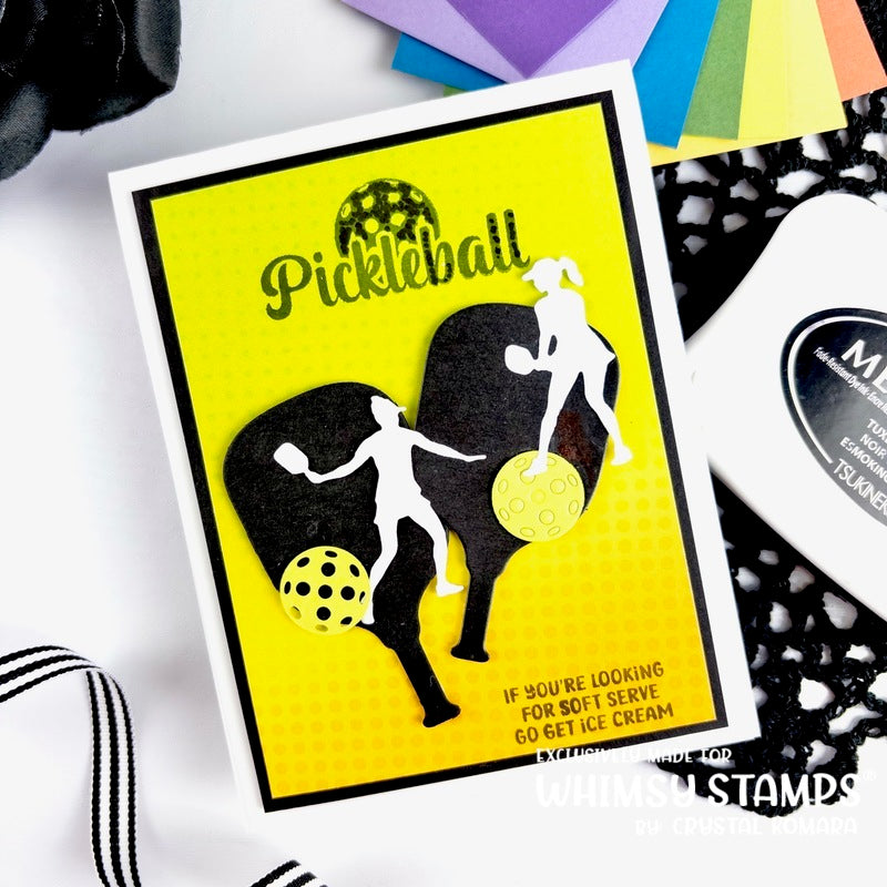 Pickleball Clear Stamps