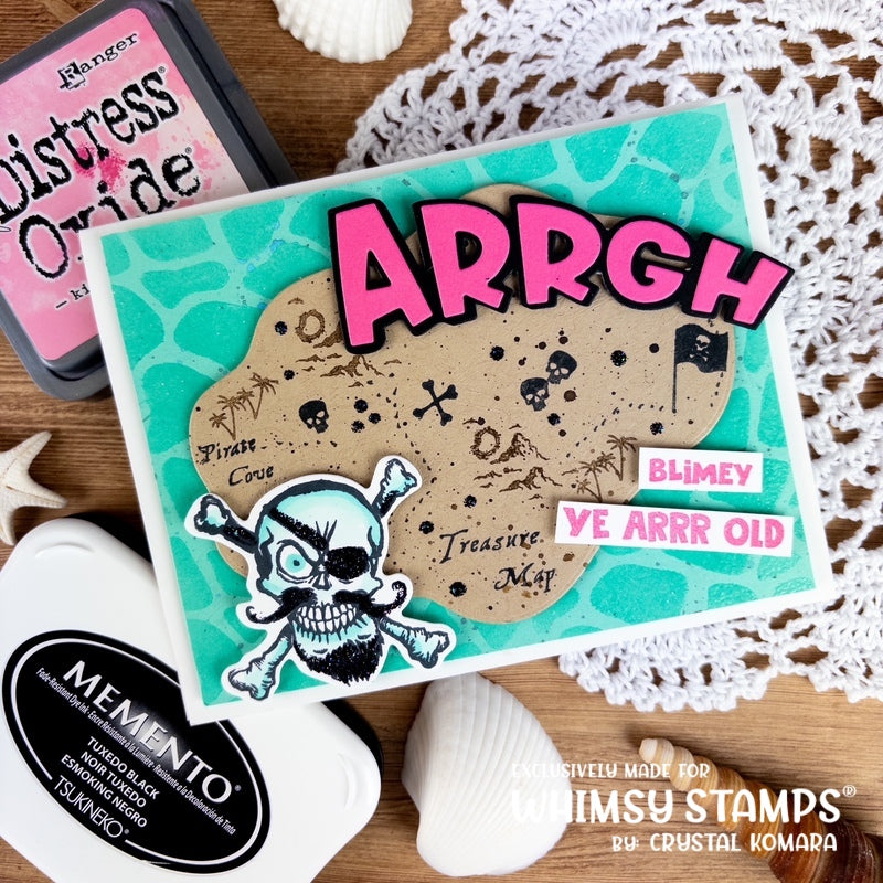 Treasure Map Clear Stamps