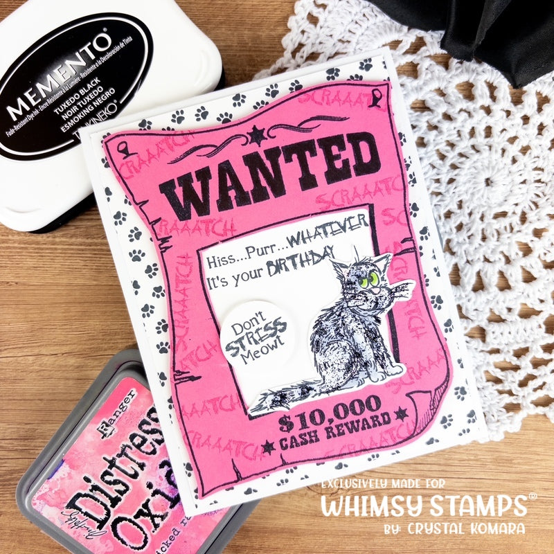 Wanted Poster Clear Stamps